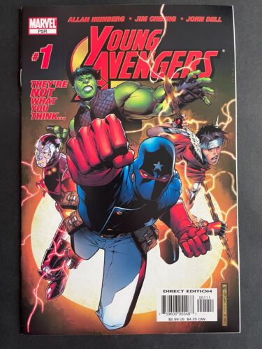 Young Avengers #1 - 1st Kate Bishop Wiccan Hulkling Patriot Marvel 2005 Comic NM - Afbeelding 1 van 3