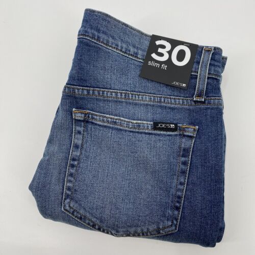 Joe's Jeans Alexander Men's 30 Slim Fit Blue Denim Destroyed Straight Leg Jeans