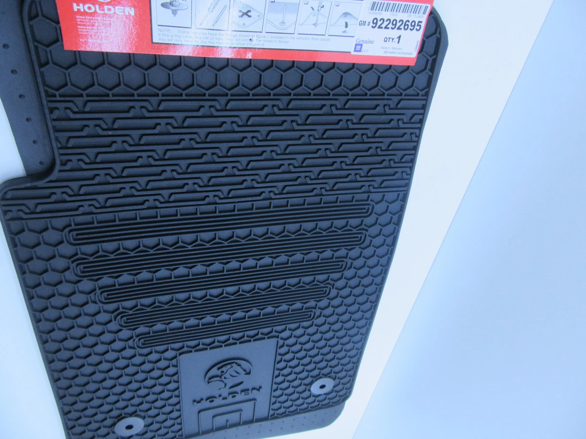 HOLDEN COMMODORE VE UTE HEAVY DUTY Black rubber Floor Mats Front