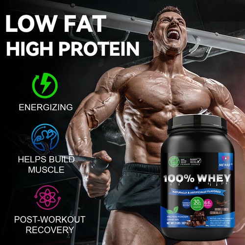 High Quality 100% Pure Whey Protein Powder - Chocolate Flavor - Quick Absorption - Picture 7 of 12
