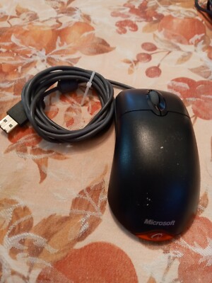 Microsoft Wheel Mouse Optical 1.1A USB and PS/2 Compatible D66-00066