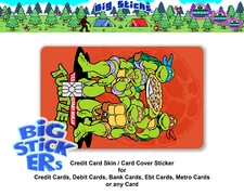 T-M-N-T Credit Card Cover Decal SMART Sticker Skin Cover