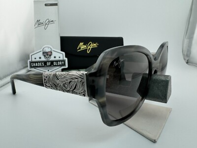 MAUI JIM SWAYING PALMS MJ 530-91 GREY PEARL WHITE GOLD GREY  display picture 1