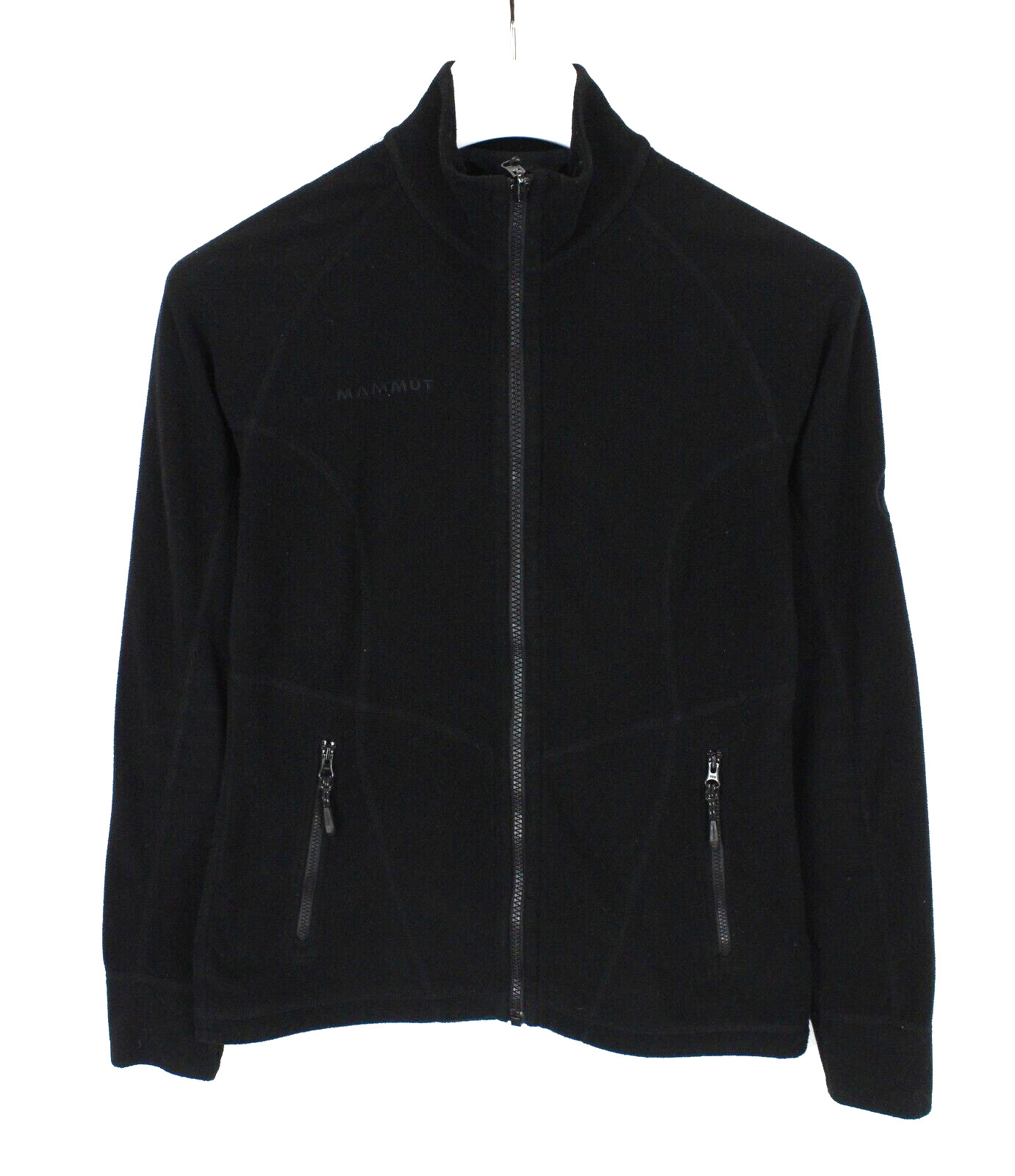 Mammut Sudadera para Hombre XS Polar Cremallera de Manga Larga Alto Cuello Negro