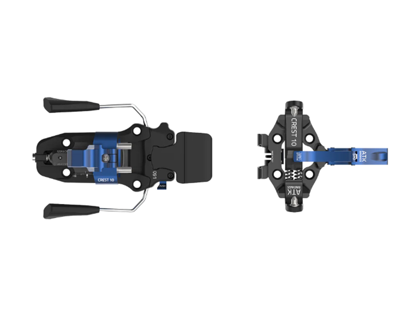 ATK ATTACCHI SCI ALPINISMO CR10DB.086 CREST 10 + BRAKES 86 MM DARK BLUE