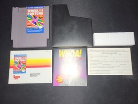 Wheel of Fortune: Junior Edition Authentic Nintendo NES EXMT+ COMPLETE n box!