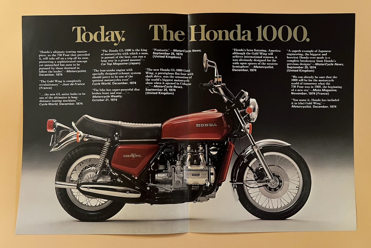 Goldwing 1000 GL1000 Motorcycle Repair Manuals & Literature for