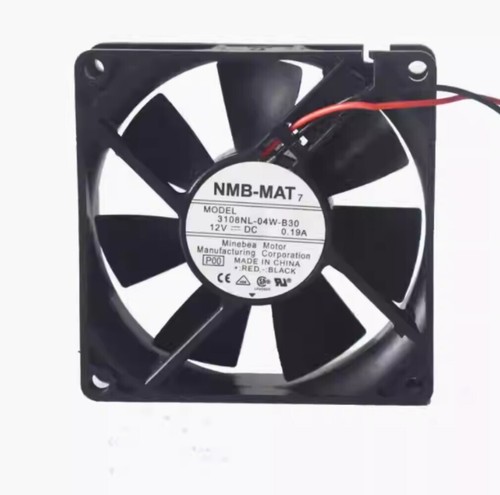 1PCS NEW NMB 3108NL-04W-B30 2-wire Chassis Cooling Fan DC 12V 0.19A 80*80*20mm - Bild 2 von 4