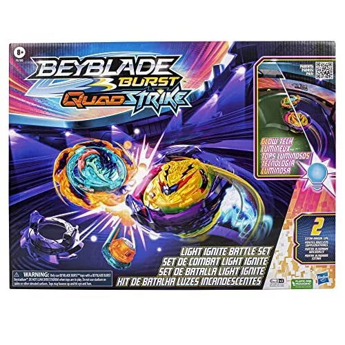 Beyblade Burst QuadStrike Battling Beystadium Top Set Kids Toy for