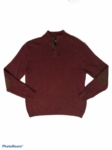 Chaps Men's Henley Mock Neck Sweater 