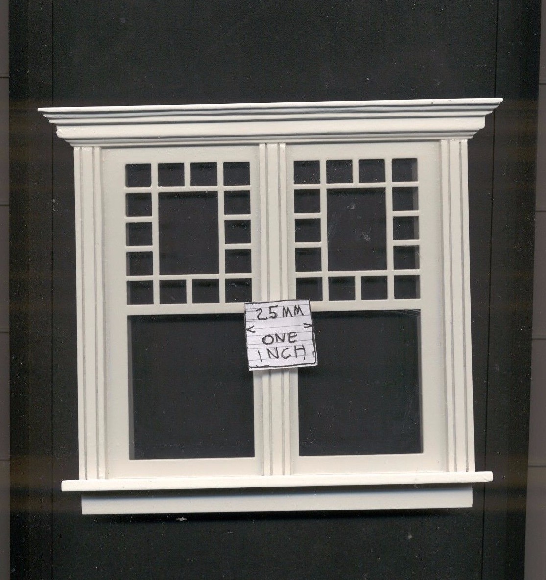 Window by Bespaq 705WOD Craftsman style wooden dollhouse miniature 1