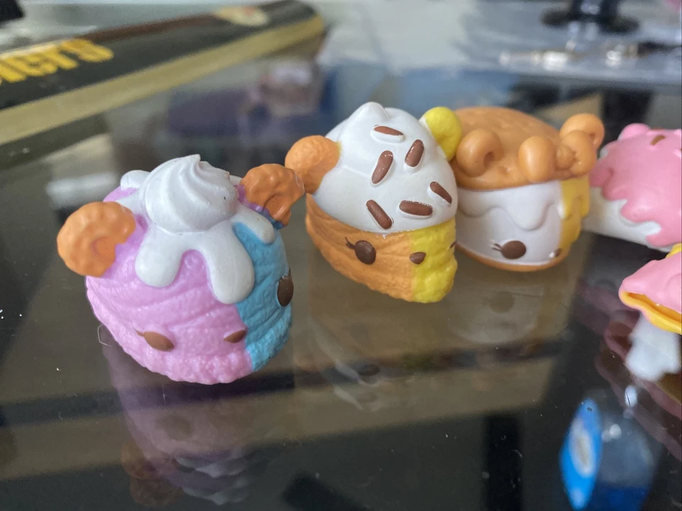 Cubiertas de número mixto helado perfumado translúcido azul amarillo varias 7 piezas año** Foto 4 de 4