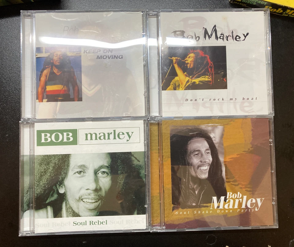 Bob Marley Collection Reggae Music Compact Disc Lot Of 6 CDs 80s 90’s - Image 4 of 4