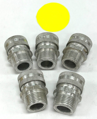 APPLETON CORD GRIP CG-5075 CABLE DIAMETER RANGE: 0.500 - 0.625 LOT OF 5 ...