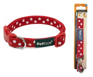 white nylon dog collar