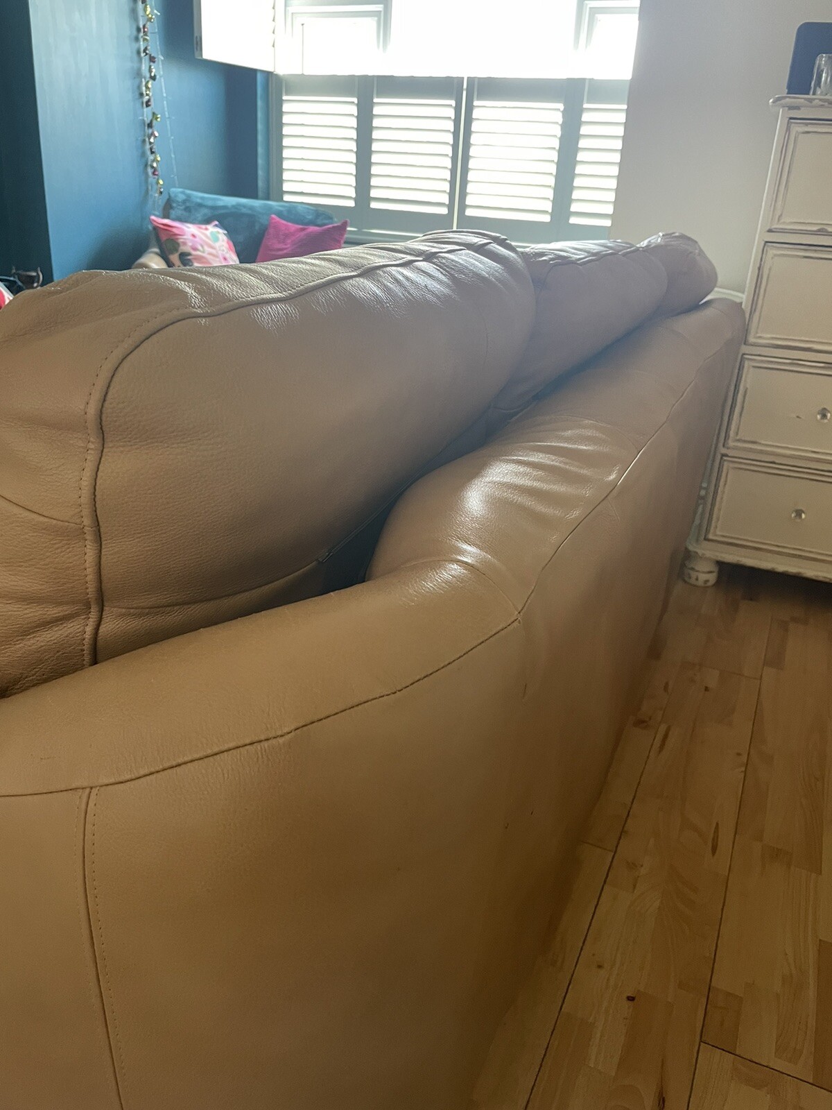 John Lewis G Plan Leather Sofa eBay