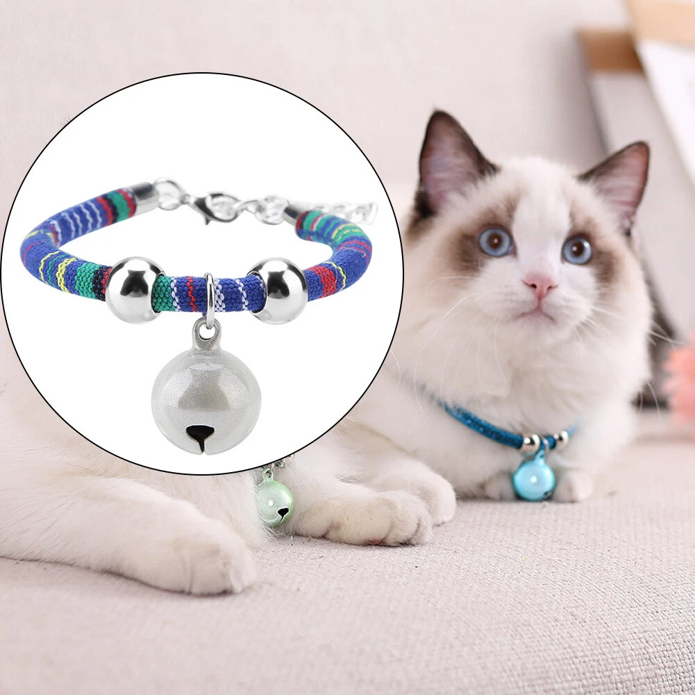 National Style Pets Necklace Accessory Kitten Supply Cat Bell Collar W Exte Gfl