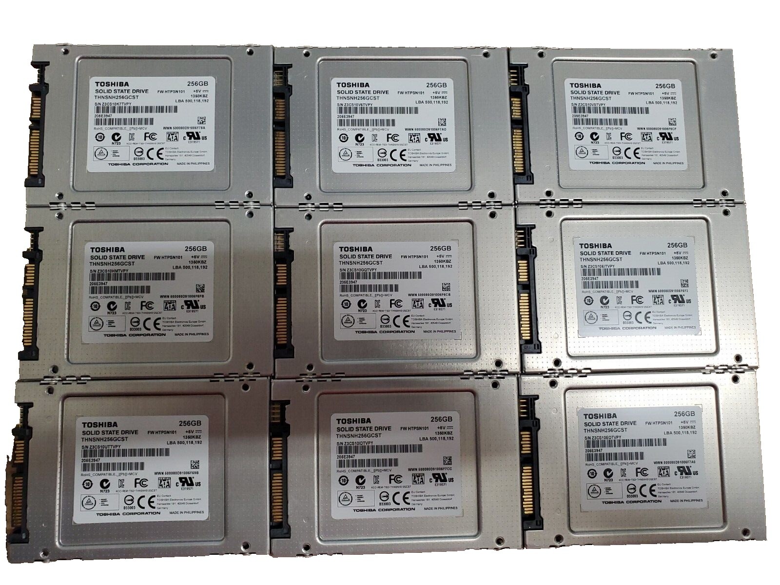 Toshiba 256 GB Solid State Drives 1.8 in Form Factor for sale | eBay
