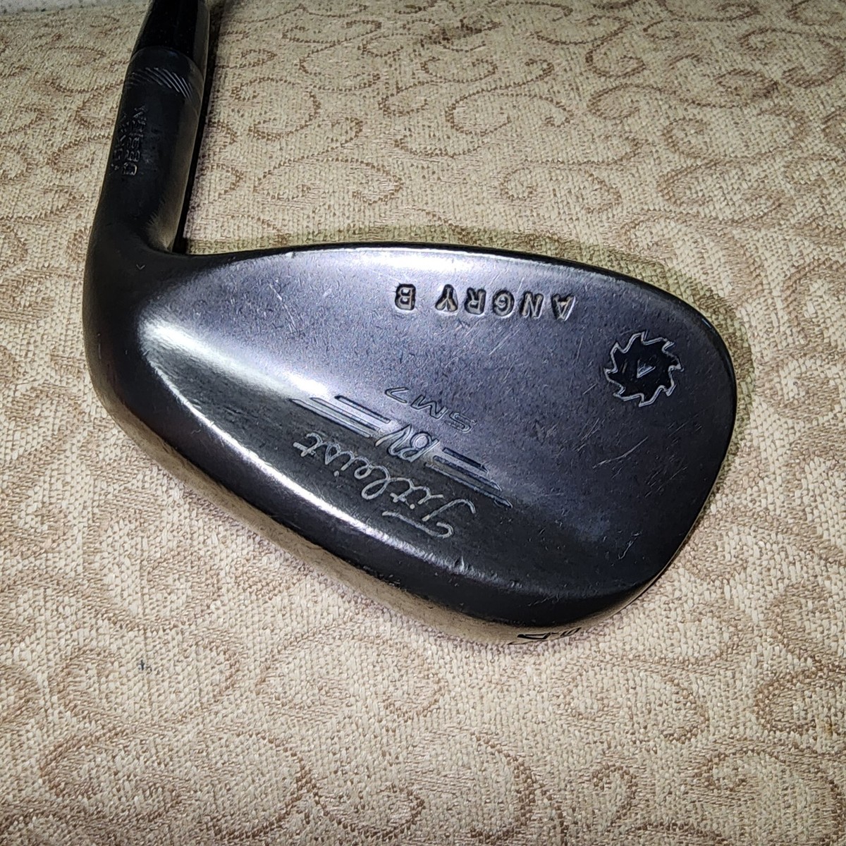 Titleist Vokey SM7 Jet Black S Grind 54* Sand Wedge RH Steel Shaft