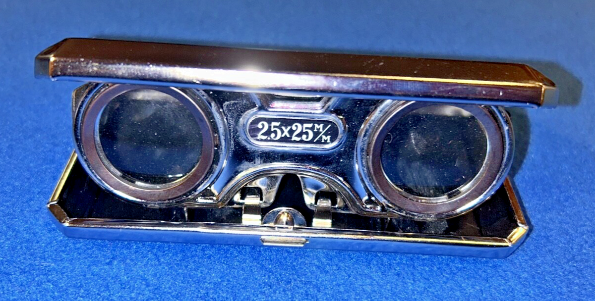 Focal 2.5x25 M/M Folding Opera Glasses Binoculars Made in Japan