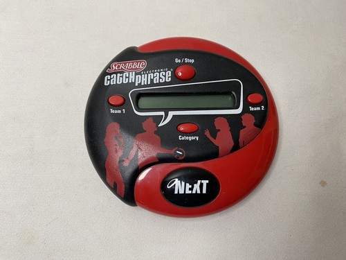 Scrabble Catch Phrase Electronic Hand Held Game Parker Brothers