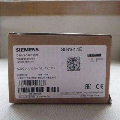 NEW SIEMENS Damper actuator GLB161.1E 24V 10NM SPOT STOCK