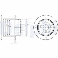 2X Delphi Bremsscheibe BG3178 FüR Camry Toyota Scepter SXV10_ SXV10R SXV10 SXV20