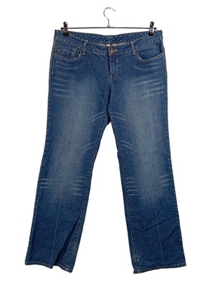 MANGO MNG Jeans Damen Bootcut Blau Gr. 44 W35 L33 Baumwolle