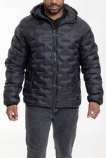 Men's Water Resistant Heat Taped Quilted Zip Through Lightweight Bomber Jacket