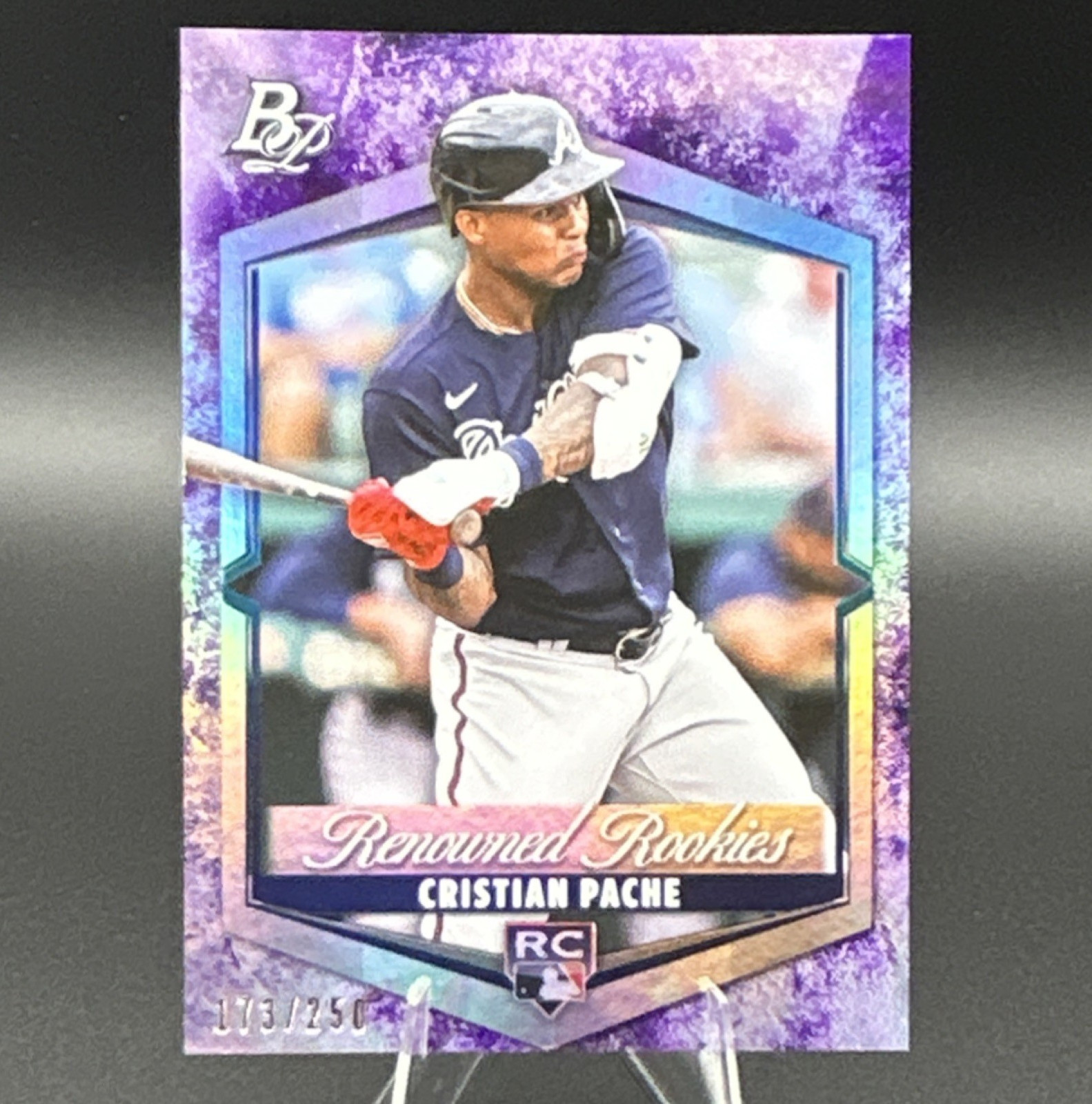 2021 Bowman Platinum Renowned Rookies Cristian Pache RR-7 Purple /250 Braves