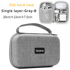 Hard Case Large Capacity Digital Storage Bag Travel Power Bank Data Cable Organi
