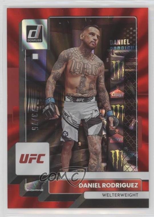 2023 Donruss UFC Holo Red Laser 73/75 Daniel Rodriguez #90 0x3x