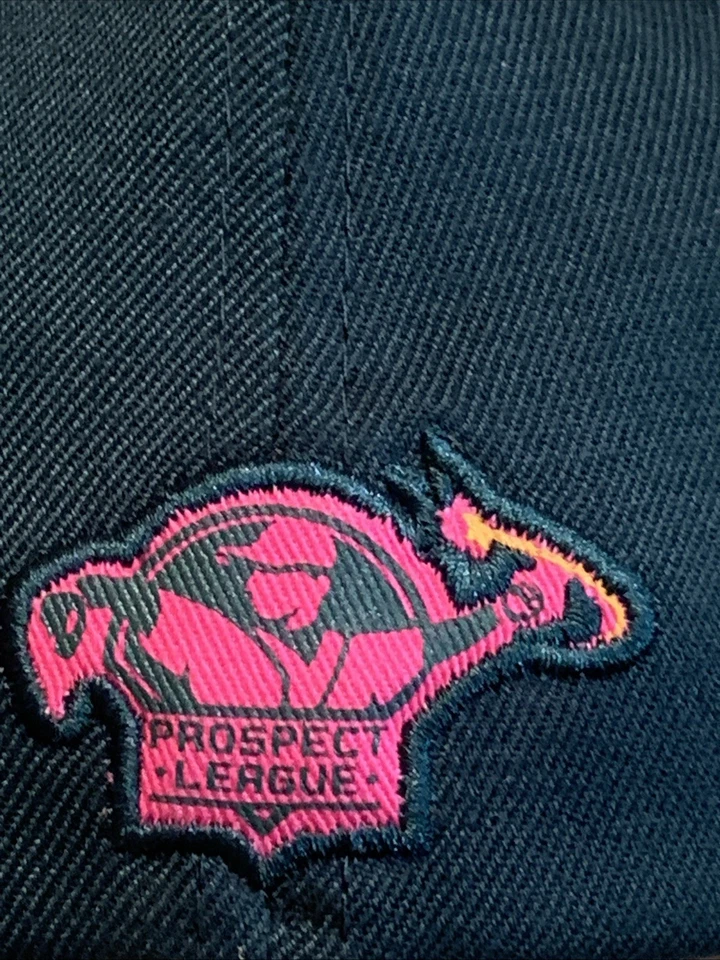 Sombrero ajustado Clinton LumberKings MILB Zephyr verde/fucsia Foto 4 de 4