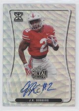 2020 Leaf Metal Draft Silver Wave 41/50 JK Dobbins #BA-JKD Auto aw2