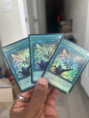 3x Dragunity Divine Lance 1st Edition Ultra Rare BLGG-EN113 Yu-Gi-Oh!