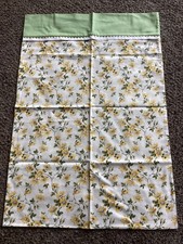 Handmade Pillowcase Cotton 21” x 30 1/5”. Beautiful Yellow flowers