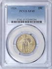 1924 STANDING LIBERTY QUARTER PCGS XF45