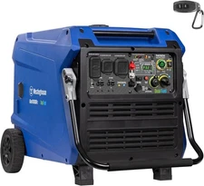 Westinghouse 11000 Peak Watt Dual Fuel Portable Inverter Generator, Blue 