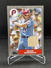 2022 Topps 1987 35th Relics Black /199 Mike Schmidt #87BR-MS Phillies HOF