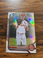 Brycen Mautz 2022 1st Bowman Draft Chrome Refractor #BDC-124