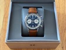 Hamilton Intra-Matic Auto Chronograph Blue/White Panda Dial