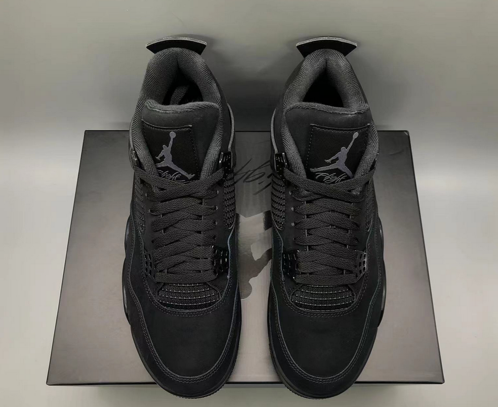 Size 10 - Jordan 4 Retro Mid Black Cat for sale online | eBay