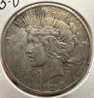 1923-D Peace Silver Dollar $1 Denver Mint 90% Silver Semi-Key Great Details