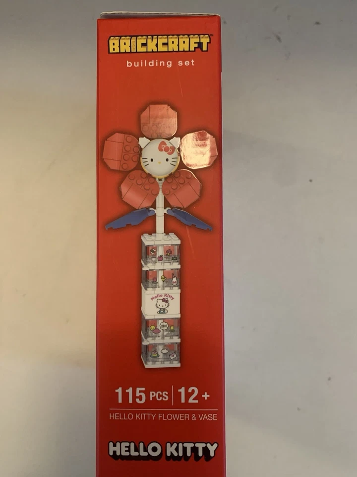 Brickcraft "Hello Kitty & Friends" Flower & Vase Building Set #72266 115 PCS New - Image 3 of 4