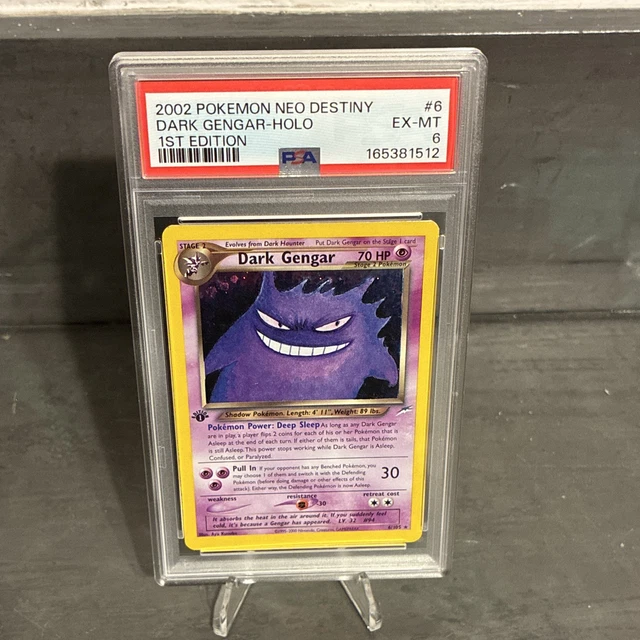 Dark Gengar Neo Destiny 1st Edition Holo PSA 6 New Cert