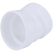 Charlotte Pipe 2 In. Hub x Hub Schedule 40 22-1/2 Deg. DWV PVC Elbow 1/16 Bend 