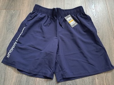 UNDER ARMOUR HERREN TECH GEWEBT TRAINING TRAINING FITNESS SHORTS BLAU UK M 30-32'' TAILLE