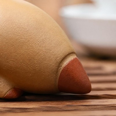 5 Stücke Yixing Ton Tee Haustier gefertigte Schweinefigur Süß
