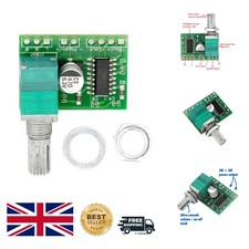 Compact 3W Mini DC Dual-Channel Audio Amplifier for DIY Speakers and Headphones