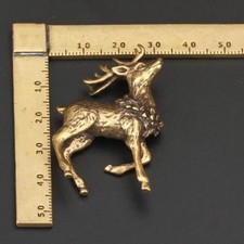 Kupfer Hirsch Ornamente Sika Elch Deko Tier Wohnzimmer Retro Vintage